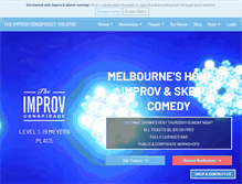 Tablet Screenshot of improvconspiracy.com